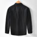 Simple Casual Solid Color Pocket Shirt Retro Versatile Long Sleeved Loose Jacket_viptrois.com