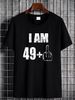 LIMITED I Am 49 Plus 1-50th Birthday Gift 1973 Birthday Classic S-5XL T-Shirt Breathable Graphic Summer Unisex Versatile Homme Comfortable_viptrois.com