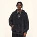 Autumn And Winter Heavy Fleece Thickened Retro Washed Sweater Men's Trendy Sports Sweater Men's Hoodie_viptrois.com