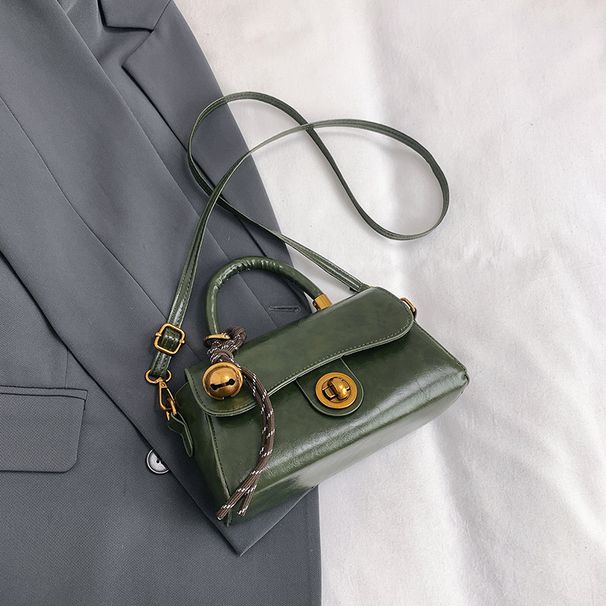 Retro Square Shoulder Bag For Women - Stylish PU Crossbody Handbag With Detachable Strap, Spacious Interior For Daily Essentials_viptrois.com