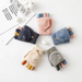Winter Warm Half Finger Flip Knitted Gloves For Boys And Girls Students Rainbow Writing Cute Gloves_viptrois.com