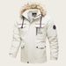 Men's Hooded Windbreaker Jacket, Casual Long Sleeve Printed Coat For Spring & Autumn, Breathable Outdoor Wear With Multiple Pockets_viptrois.com