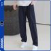 Men's Clothing Flowy Loose Fit Versatile Men's Casual Cationic Jeans - Relaxed Fit, Breathable & Stylish Straight-Leg Pants With Contrast Stitching_viptrois.com