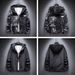 Men's Clothing Large Size Men's Jacket Student Thin Camouflage Double Sided Wear Plus Size Windbreaker Coat Printed Logo_viptrois.com