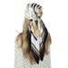 Unisex All vintage chain printed silk scarf satin color 90cm fashion square shawl woman_viptrois.com