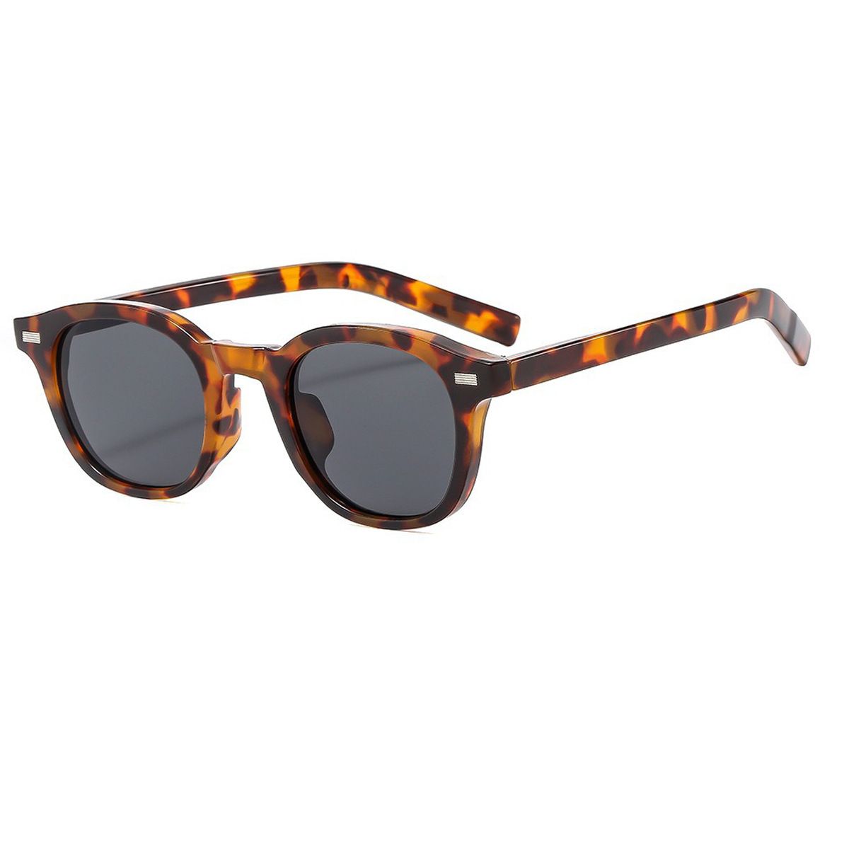Men's Sunglasses Square Frame Sunglasses Fashionable High End Sunglasses For Women And Men Retro Black Frame Anti Ultraviolet Rice Nails_viptrois.com