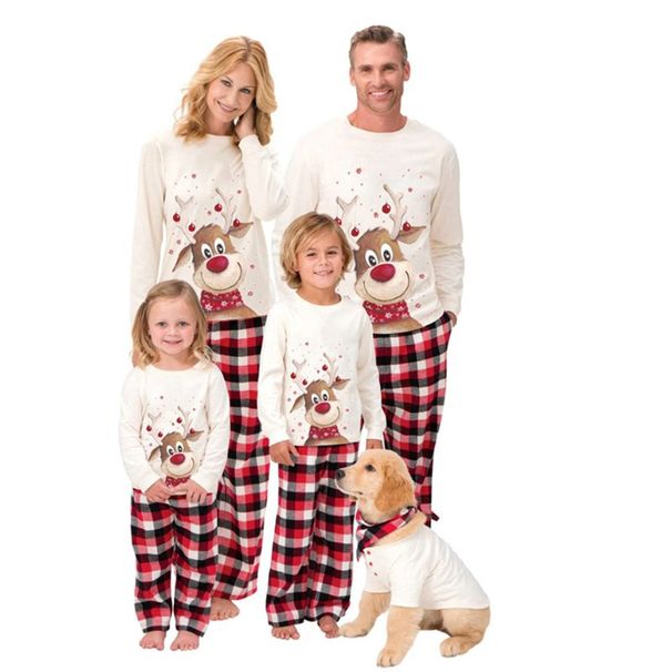 Christmas Family dress printed family pajamas_viptrois.com