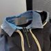 Men's Clothing Cool Denim Splicing Hooded Sweatshirt High Street New Style Old Washed Two Piece Jacket_viptrois.com
