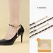 Shoe Accessories on the new pearl diamond shoelaces high heels sandals without heel fall off the heel straps free installation adjustable_viptrois.com