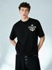 Summer New Short-sleeved T-shirt, Men's OCEAN LEAGUE Anchor Letter Creative Printing Half-sleeved Youth Trend Versatile Casual Loose Base_viptrois.com