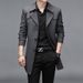 Men's Clothing spring and autumn style windbreaker men's youth men's casual mid length jacket_viptrois.com