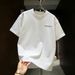 Plus Size Short Sleeve T-Shirt 100% Cotton Men And Women's Loose Top Trendy N Style Summer New Instagram Style_viptrois.com