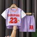Children's Basketball Uniform Sports Suit Girls Quick Drying Boys 2025 New Summer Jerseys For Middle And Large Children Training Sports_viptrois.com