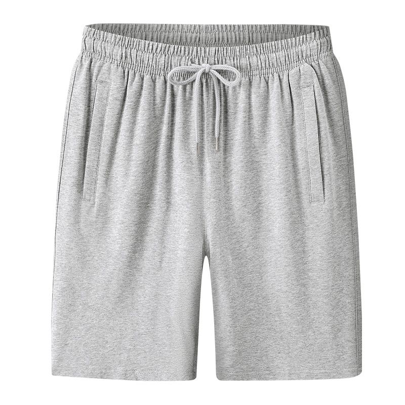 Men's Clothing Outdoor Wear Thin And Loose Sports Shorts Pure Cotton Thin Sweat Absorbent And Breathable Straight Leg Mid Length Pants_viptrois.com