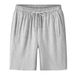 Men's Clothing Outdoor Wear Thin And Loose Sports Shorts Pure Cotton Thin Sweat Absorbent And Breathable Straight Leg Mid Length Pants_viptrois.com