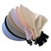 Spring Summer High Ponytail Mid Air Top With Small Face And Large Brim, Cool Feeling, Ice Silk Outdoor Sun Hat_viptrois.com