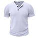 European And American Sports Slim-fitting Muscle Men's Short-sleeved T-shirt, Foreign Trade Fitness Elastic Thread Tight Solid Color American Henry_viptrois.com