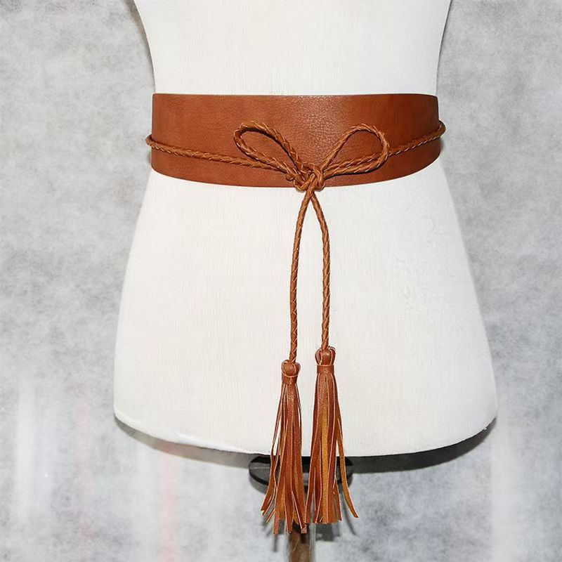 New Hot Selling Belt, Popular European And American Decorative Women's Belt, Waist Seal, Tassel Wide Belt, Belt For Women_viptrois.com