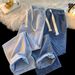 Men's Clothing Elastic Waist Straight Drawstring Jeans Men's Wear Resistant Loose Retro Hong Kong Style Work Wide Leg Pants_viptrois.com