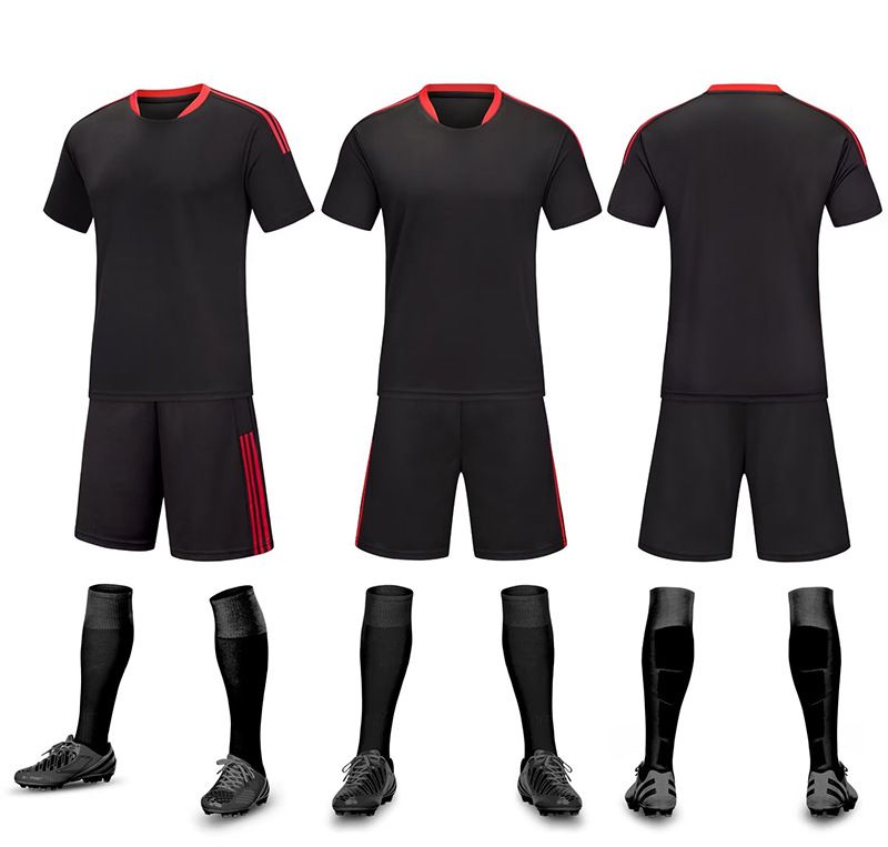 Men's Clothing uniforms suits spot match uniforms student short-sleeved training suits DIY printed number football clothes_viptrois.com