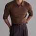 Men's Clothing Premium Slim-Fit Ribbed Knit Turtleneck Pullover For Men - Stretch Comfort & Modern Style In Black, White, Brown (M-3XL)_viptrois.com
