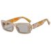 Foreign Trade Sunglasses Square Narrow Frame Light Luxury Sunglasses For Women Candy Color Ins Sun Protection Sunglasses_viptrois.com