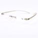 Unisex Frameless Reading Glasses 125 Degrees 175 Degrees Men's And Women's Fashion Plastic Frameless Cutting Edge Glasses_viptrois.com