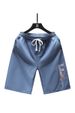 New Men's Shorts With Elastic Drawstring, 5-point Youth Sports Breathable Summer Quick Drying Pants_viptrois.com