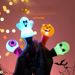 Halloween Decoration Pumpkin Lantern Glowing Hand-cranking Stick Night Light Toy_viptrois.com