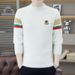 New Autumn And Winter Knitwear For Men, High-quality Mink Fur Sweater For Warmth, Semi High Neck Base_viptrois.com