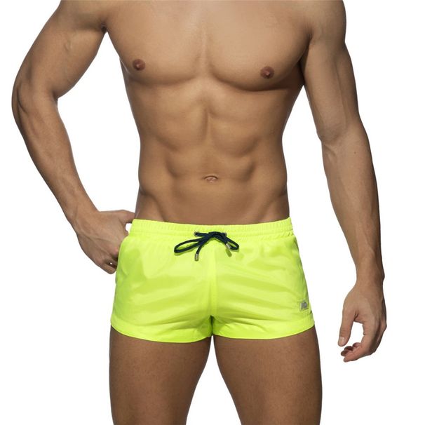 New Style Swimming Pants - Classic Solid Color, Three-speed Dry, Low-waist, Sexy Beach Pants, Men's Sports Shorts_viptrois.com