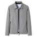 Men's Clothing Spring And Autumn New Middle Aged And Elderly Thin Coat Lapel Solid Color Zipper Men's Jacket_viptrois.com