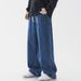 Men's Clothing Straight Jeans Spring And Summer Thin High Street Loose Wide Leg Pants Men's Long Pants_viptrois.com