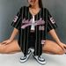 Men's 3D Digital Print Baseball Jacket Short Sleeved Cardigan European American Street Style Casual Sports Jersey_viptrois.com