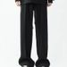 Men's Clothing Trendy Brand Trendy Handsome Teenagers Straight Trousers Drape Wide Leg Mopping Casual Trousers_viptrois.com