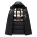 Men's Clothing New Black And Gold Down Jacket For Men And Women, Same Style, Bright Surface, Winter Warm And Thickened Couple High Version Jacket_viptrois.com