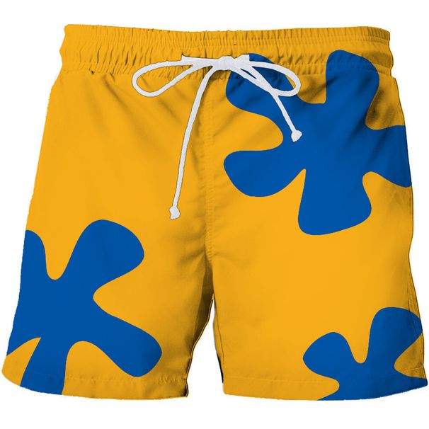 Men's Patrick Star's Same Style Beach Shorts 3D Digital Printing Three-Quarter Pants Men's Shorts_viptrois.com