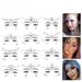 Halloween Edm Electronic Music Festival Face Stickers Eyebrow Stickers Diamond Resin Diamond Carnival Diamond Stickers Masquerade Face Decoration_viptrois.com
