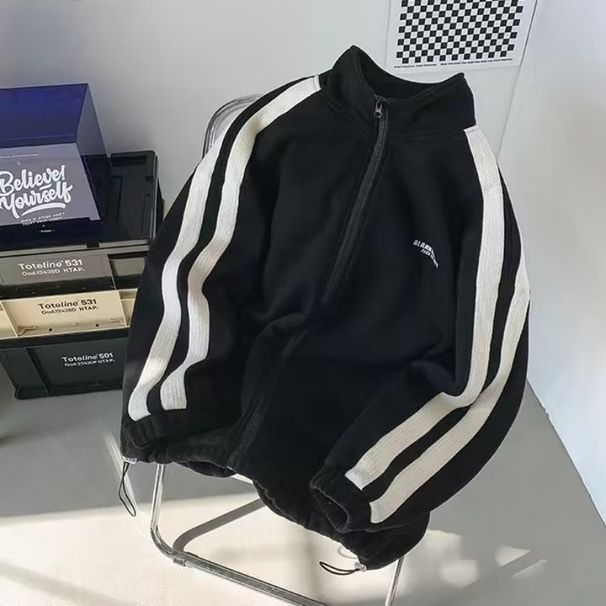 Men's Clothing Streetwear Sweater Set - Long Sleeve & Joggers | Loose Fit Casual Two-Piece_viptrois.com