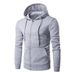 Herbst Männer Sweatshirts Langarm Jacke Hoodie Reiß Verschluss Jacke Männliche Hoodies Sweatshirt Slim Fit Männliche Kleidung_viptrois.com