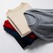 Pure Autumn Winter New Round Neck Wool Casual Solid Color Inner Layer Warm Base Knitted Sweater Men's Clothing_viptrois.com