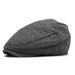 New Beret Men's Casual Versatile Herringbone Duckbill Elderly Hat Forward Cap_viptrois.com
