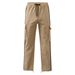 Men's Clothing Drawstring Pocket Color Patchwork Pants_viptrois.com