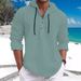 Men's Slim Fit Hooded Sweatshirt – 100% Cotton Pullover With Breathable Comfort For Casual Wear_viptrois.com