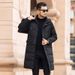 Pure Plus Size Jacket Extra Large Size, Over-the-Knee Mid-Length White Duck Down Coat For Men, Dropshipping Available_viptrois.com