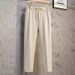 Men's Clothing Niche Fashion All Match Drape Straight Trousers Men's Simple Solid Color Trend Drawstring High Street Nine Point Casual Pants_viptrois.com