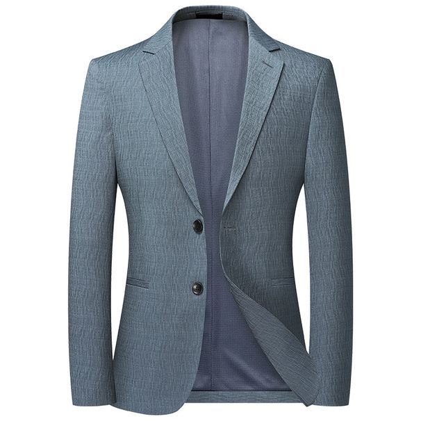 Men's Clothing Spring and Autumn Thin Men's Suit Slim Elastic Non iron Jacquard Small Suit Casual Single Western Men_viptrois.com