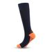 Outdoor stretch socks Pressure sports multi-color gradient men's and women's long tube sweat absorption compression socks_viptrois.com