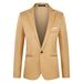 Men's Clothing Spring Foreign Trade Men's Slim Suit Korean Style Solid Color Single Breasted Suit Jacket Young Men_viptrois.com