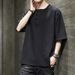 Chinese Summer Thin T-shirt Men's Short Sleeved Tang Trendy Loose Ethnic Style Cotton Linen Top_viptrois.com